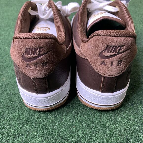 Sz 10.5 Nike Air Force 1 Low \'07 LV8 Jersey Made It Brown White IM6644-259 Men\'s main image 4